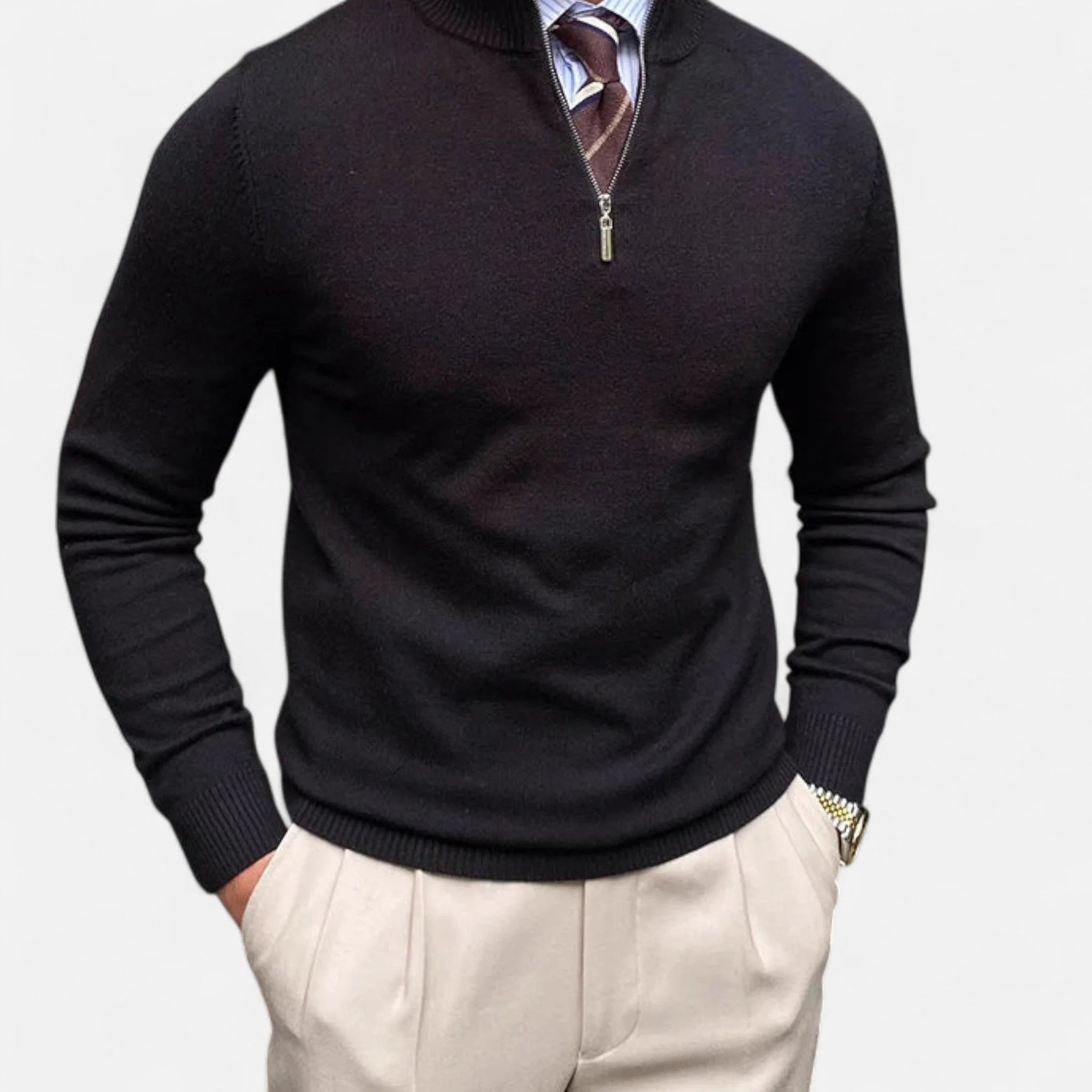 Nuana | Herren Frühlings Half-Zip Pullover