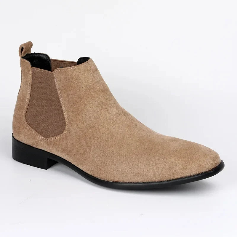 Nuana | Herren Knöchelhohe Chelsea Boots zum Hineinschlüpfen