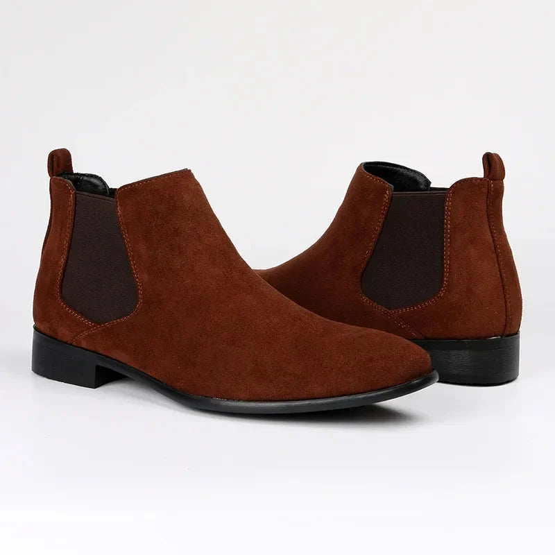 Nuana | Herren Knöchelhohe Chelsea Boots zum Hineinschlüpfen