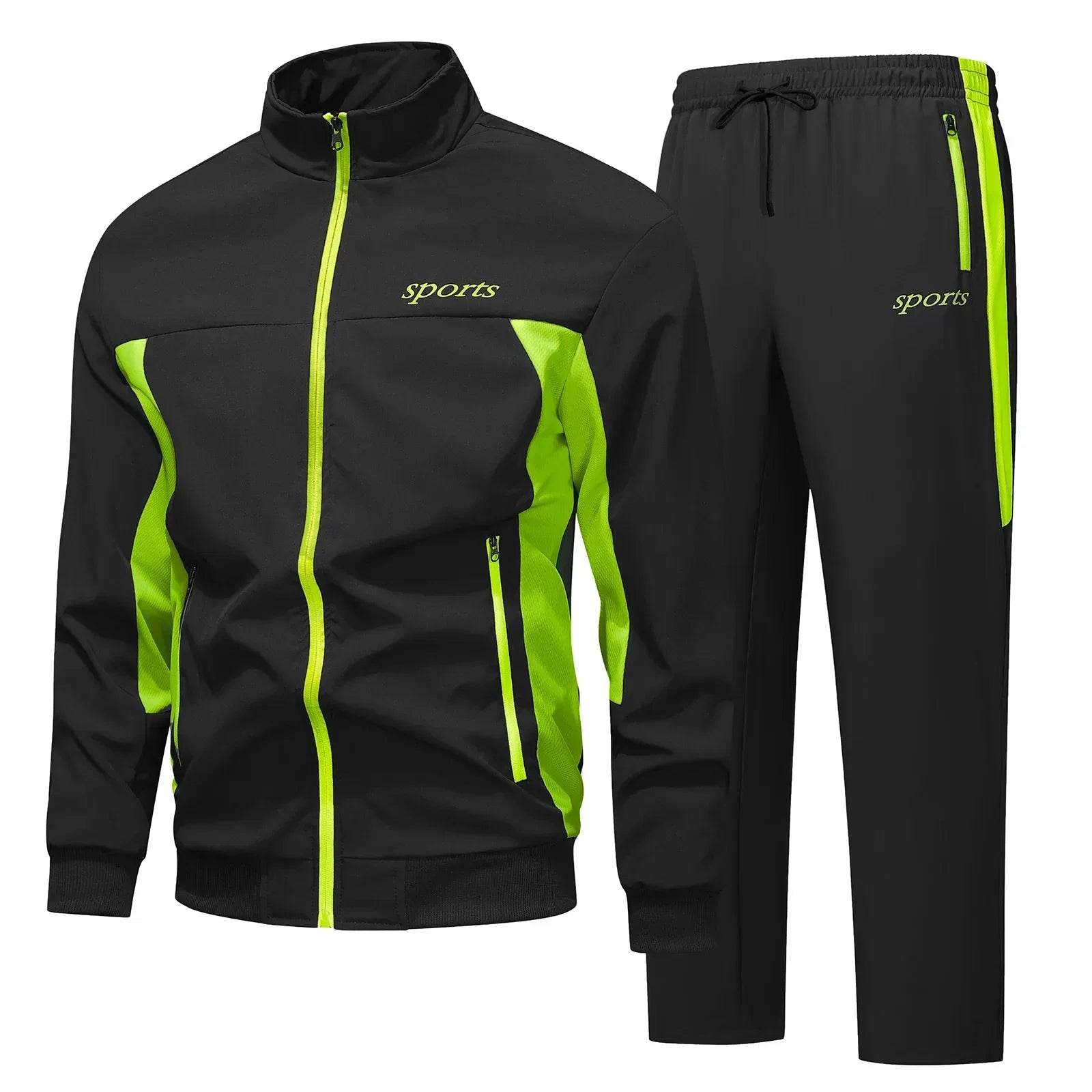 Nuana | Herren Sportliches Trainingsanzug-Set