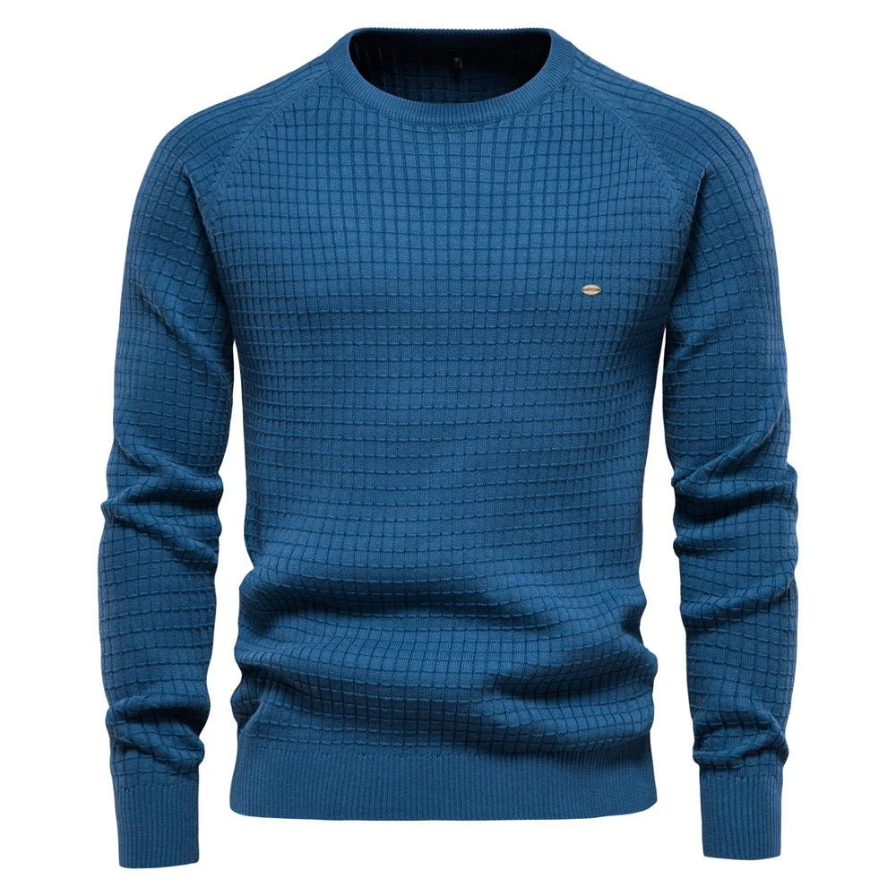 Nuana | Herren Strukturierter Winterpullover mit langen Ärmeln