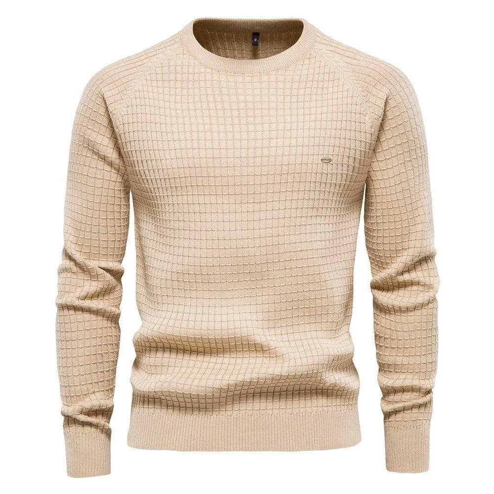 Nuana | Herren Strukturierter Winterpullover mit langen Ärmeln