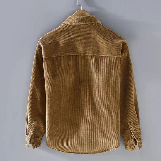 Nuana | Herren Warme Cordjacke Mit Knopfleiste