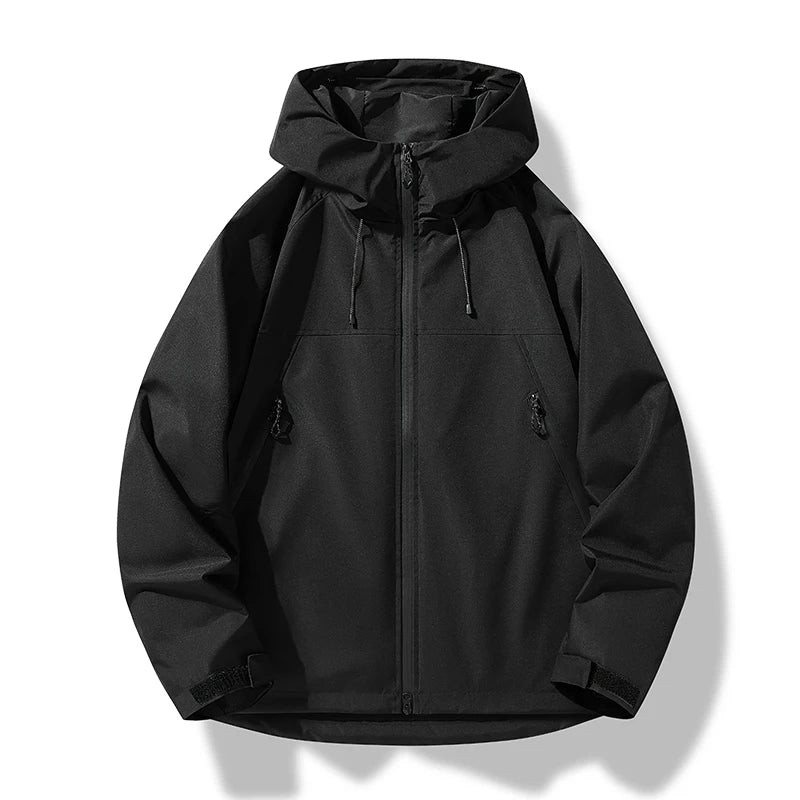 Nuana | Herren Wasserdichte Kapuzen Winddichte Shell Jacke