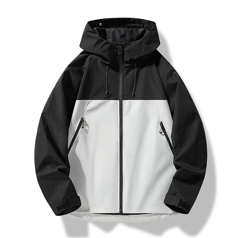 Nuana | Herren Wasserdichte Kapuzen Winddichte Shell Jacke
