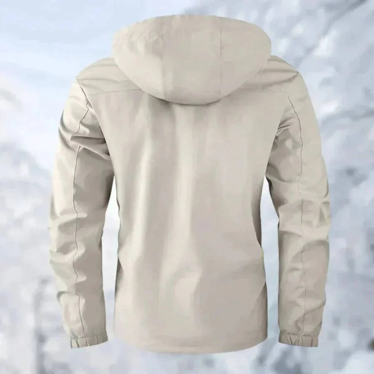 Nuana | Herren Wasserdichte Steppjacke mit Kapuze Winddichte Outdoorjacke