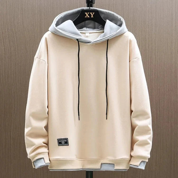 Nuana | Herren Zwei-Ton Freizeit Pullover Hoodie