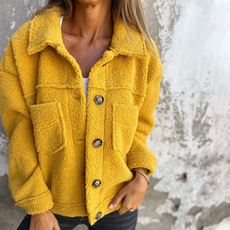 Nuana | Kuschelige Jacke mit Innenfutter Damen