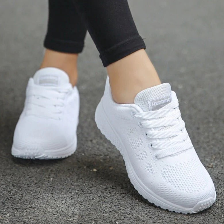 Nuana Leonie Damen Orthopädische Schnürsenkel-Sneaker Atmungsaktiv