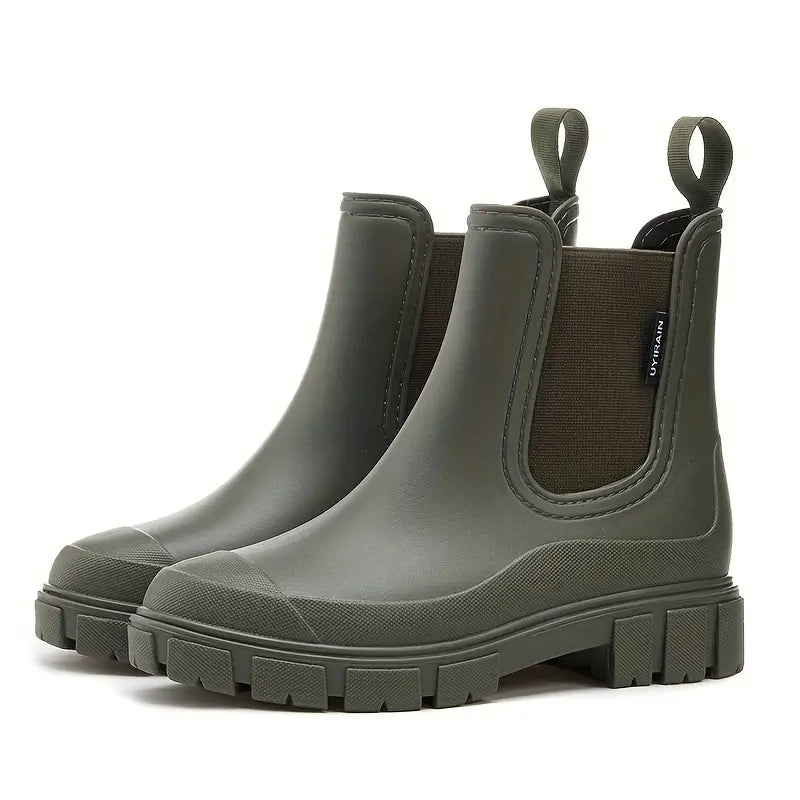 Nuana Maria | Damen Wasserdichte Slip-On Chelsea Stiefel
