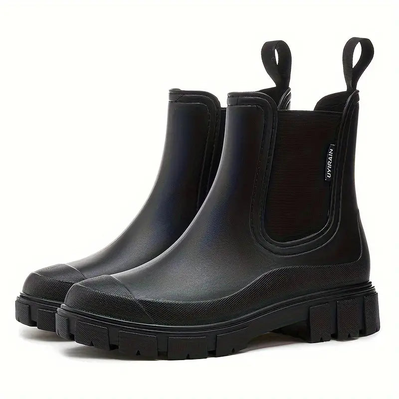 Nuana Maria | Damen Wasserdichte Slip-On Chelsea Stiefel
