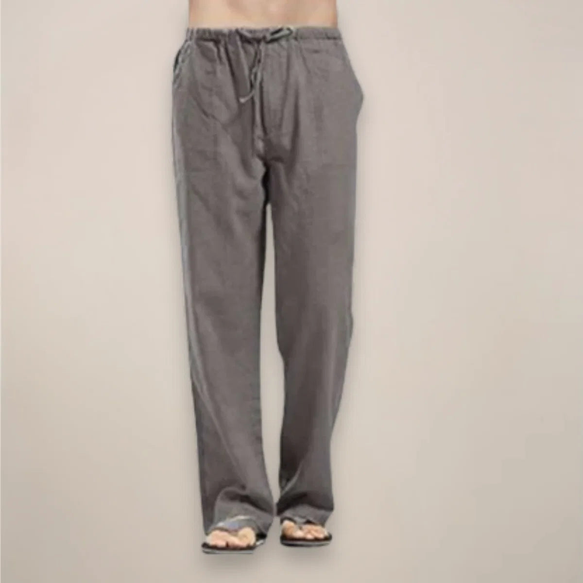 Nuana Matthias Herren Relaxed Fit Hose mit Kordelzug Casual