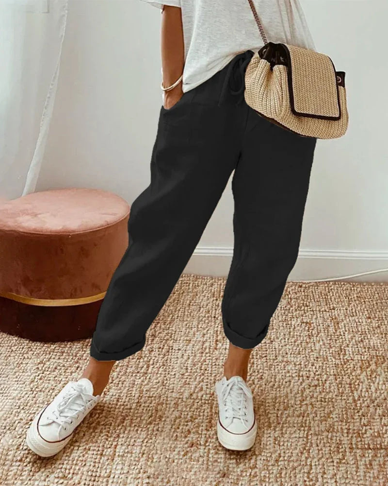 Nuana | Stilvolle Freizeit-Leinenhose