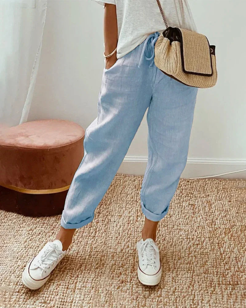 Nuana | Stilvolle Freizeit-Leinenhose
