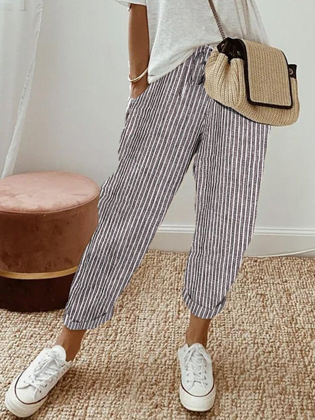 Nuana | Stilvolle Freizeit-Leinenhose