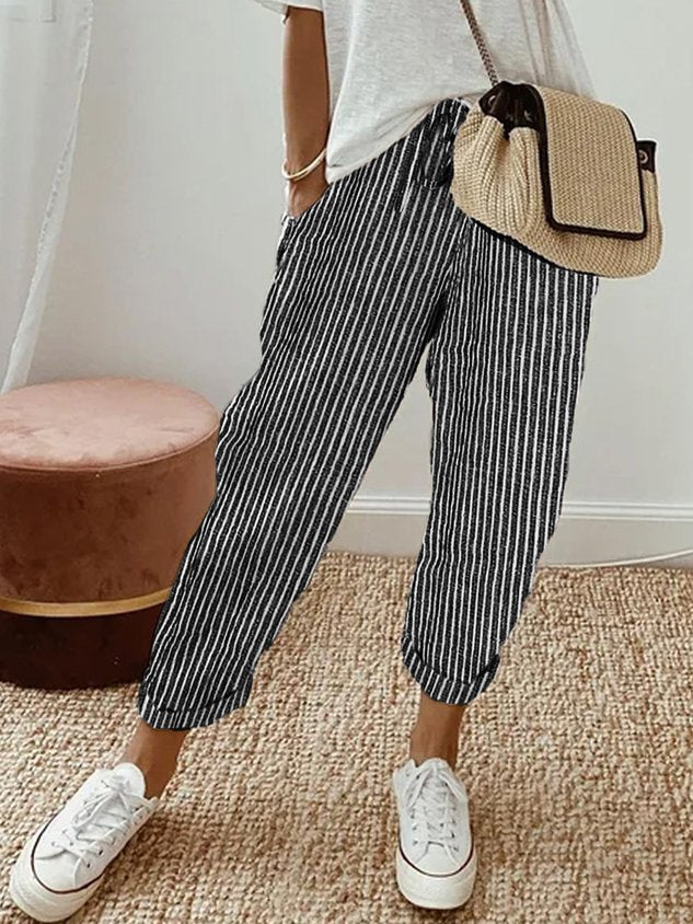 Nuana | Stilvolle Freizeit-Leinenhose
