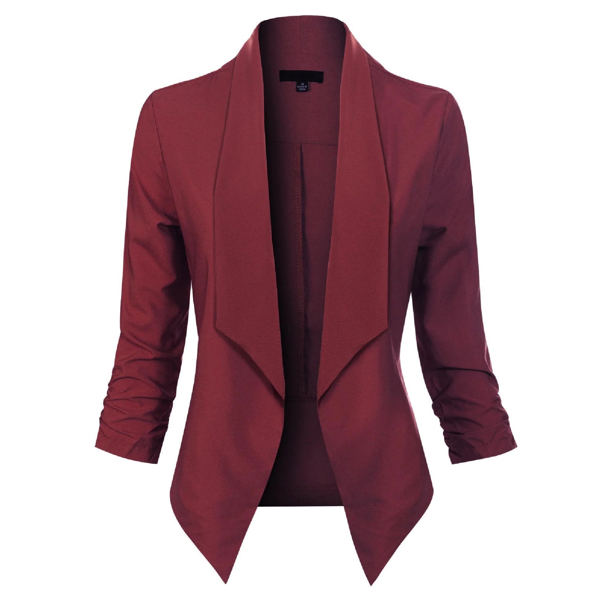 Nuana Susanne Offener Damen Langarm Blazer