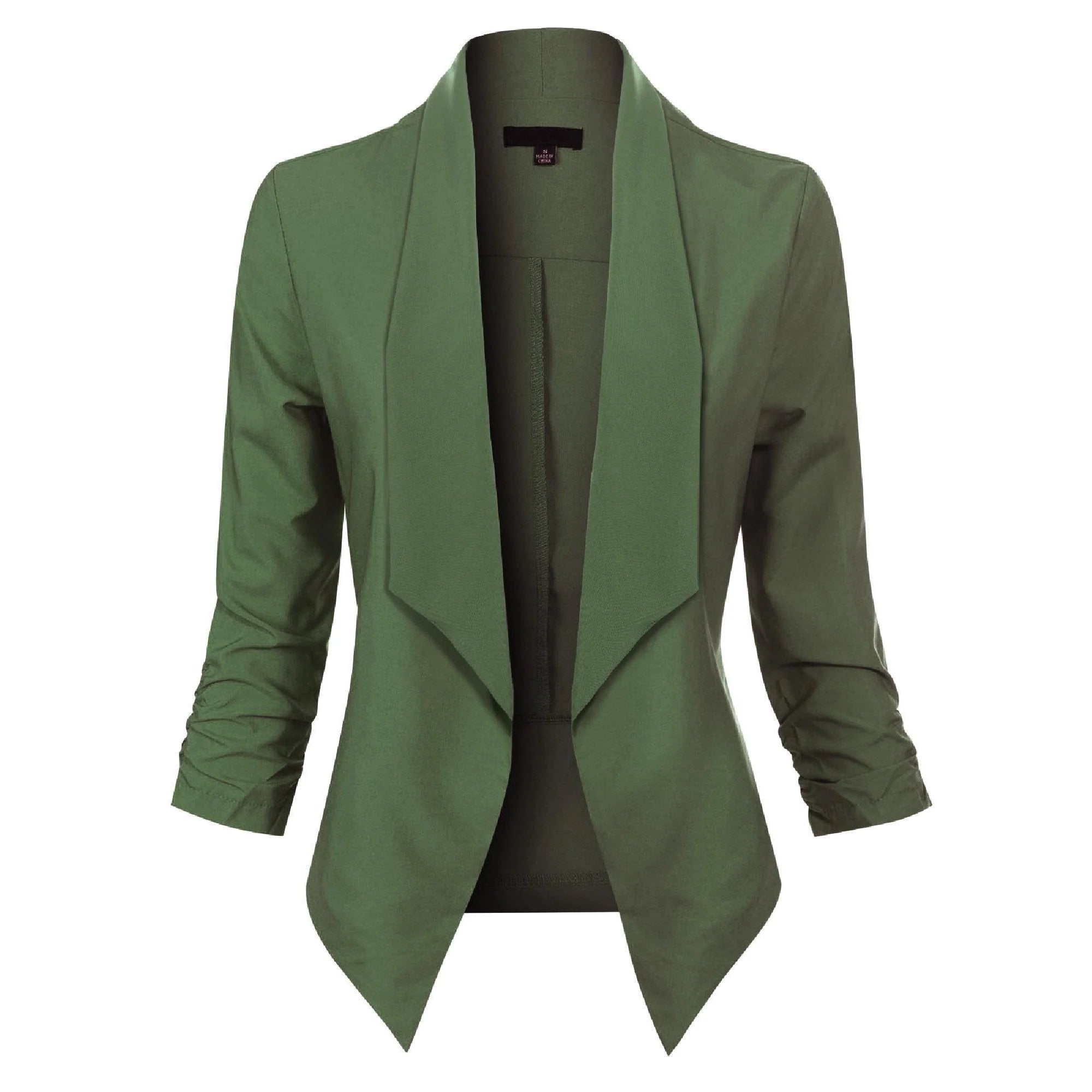 Nuana Susanne Offener Damen Langarm Blazer