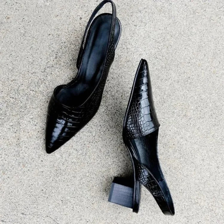 Nuana Tamara | Elegante Damen Frühlings-Pumps mit Blockabsatz