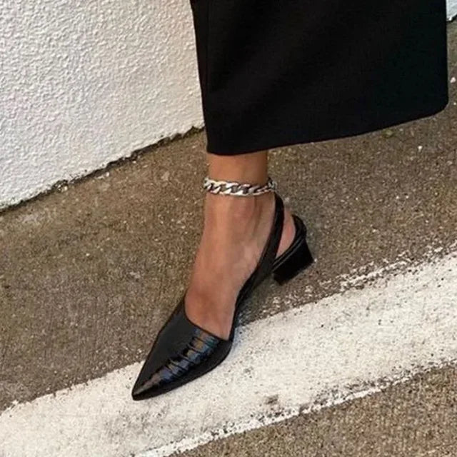 Nuana Tamara | Elegante Damen Frühlings-Pumps mit Blockabsatz