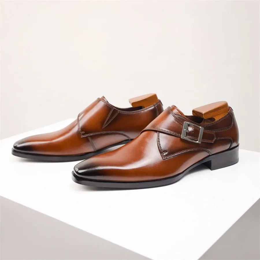 Simon | Herren Monk-Strap Schnalle Eleganter Businessschuh