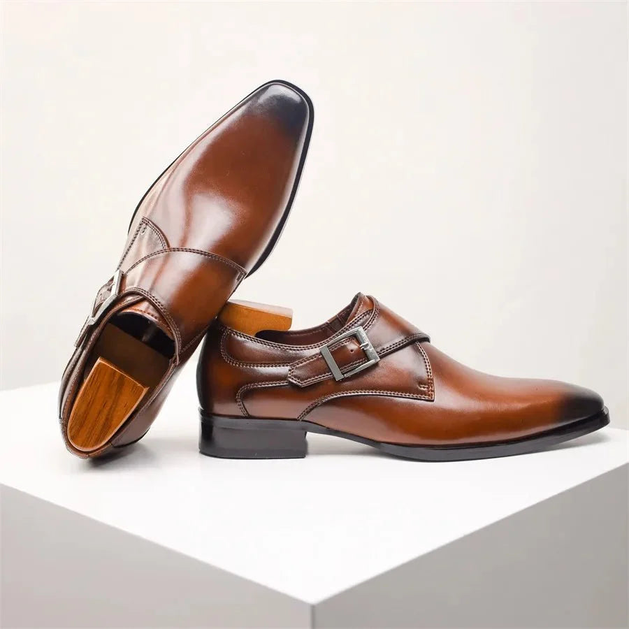 Simon | Herren Monk-Strap Schnalle Eleganter Businessschuh