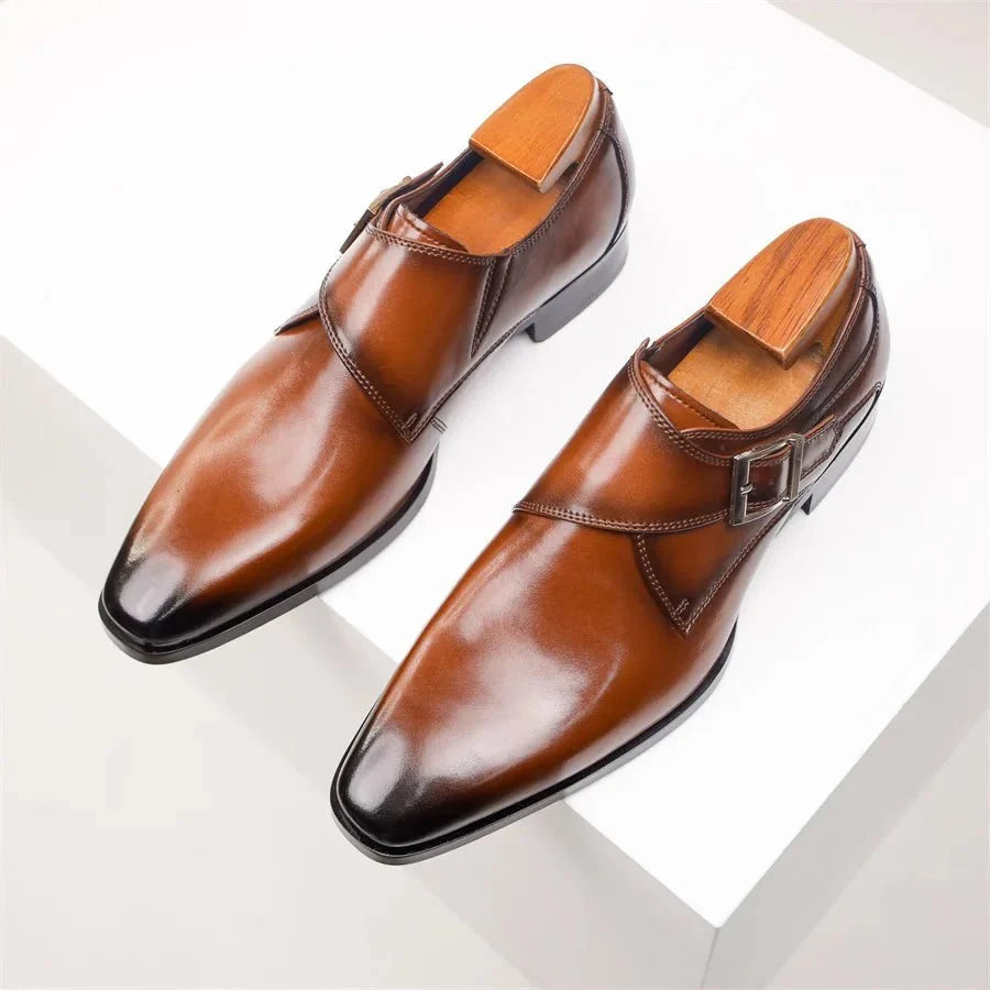 Simon | Herren Monk-Strap Schnalle Eleganter Businessschuh