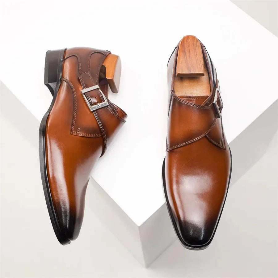 Simon | Herren Monk-Strap Schnalle Eleganter Businessschuh