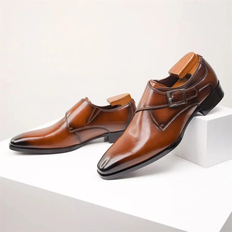 Simon | Herren Monk-Strap Schnalle Eleganter Businessschuh
