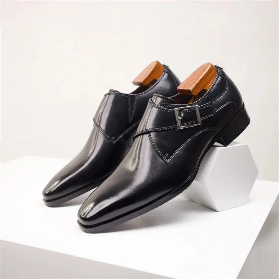 Simon | Herren Monk-Strap Schnalle Eleganter Businessschuh