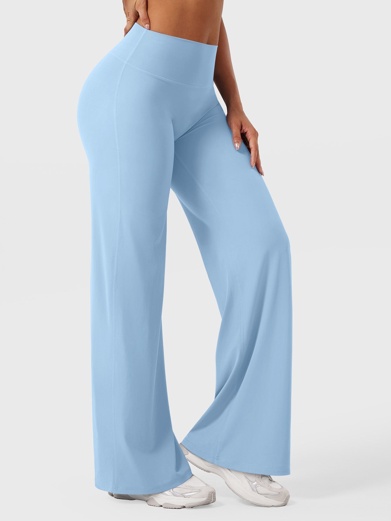 Doris | Damen Sommer Schlaghose Mit Hoher Taille